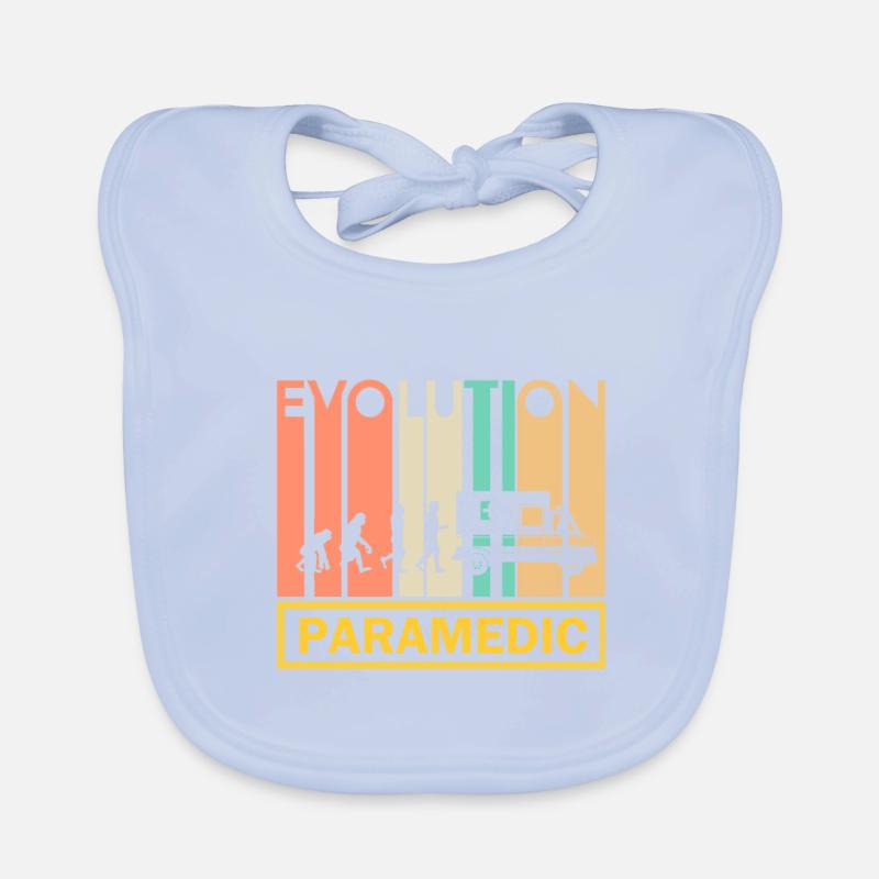 Rescue Service Emergency Call Sani Gift · Evolution - Organic Baby Bibs - sky blue