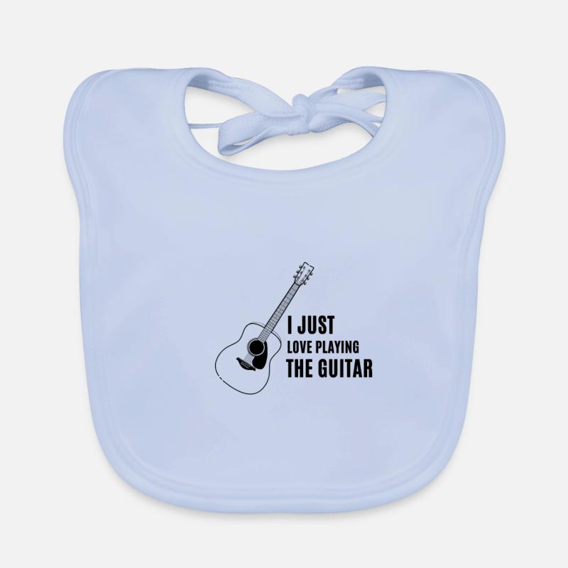 Gitarre - Guitar Baby Bio-Lätzchen