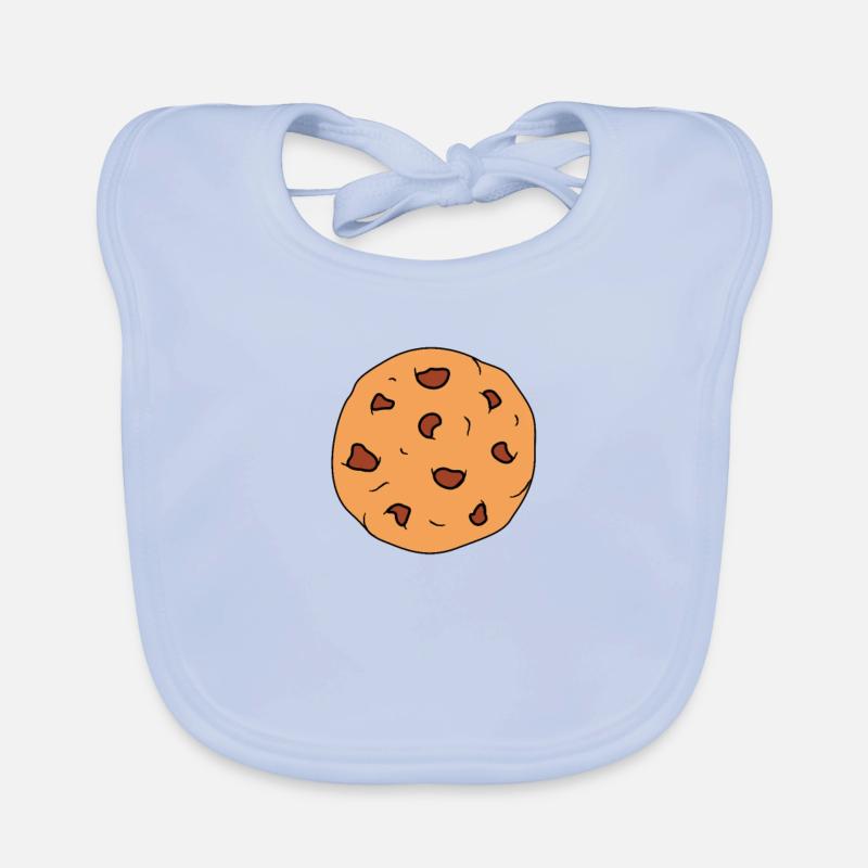 Chocolate biscuits - biscuit with chocolate Organic Baby Bibs