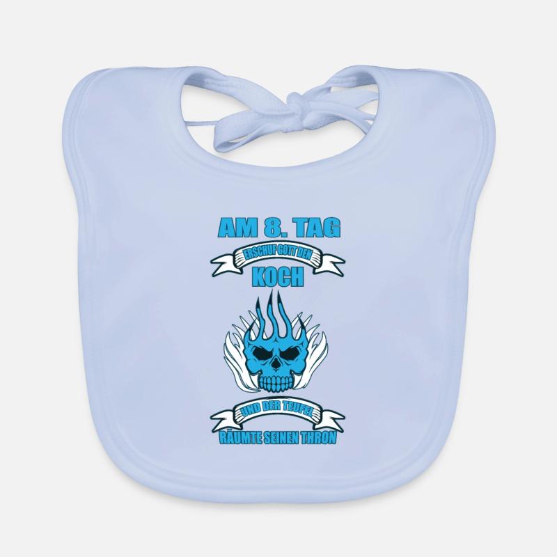 Dieu a créé le cadeau de cuisinière de cuisine de chef de cuisine Bavoir bio Bébé