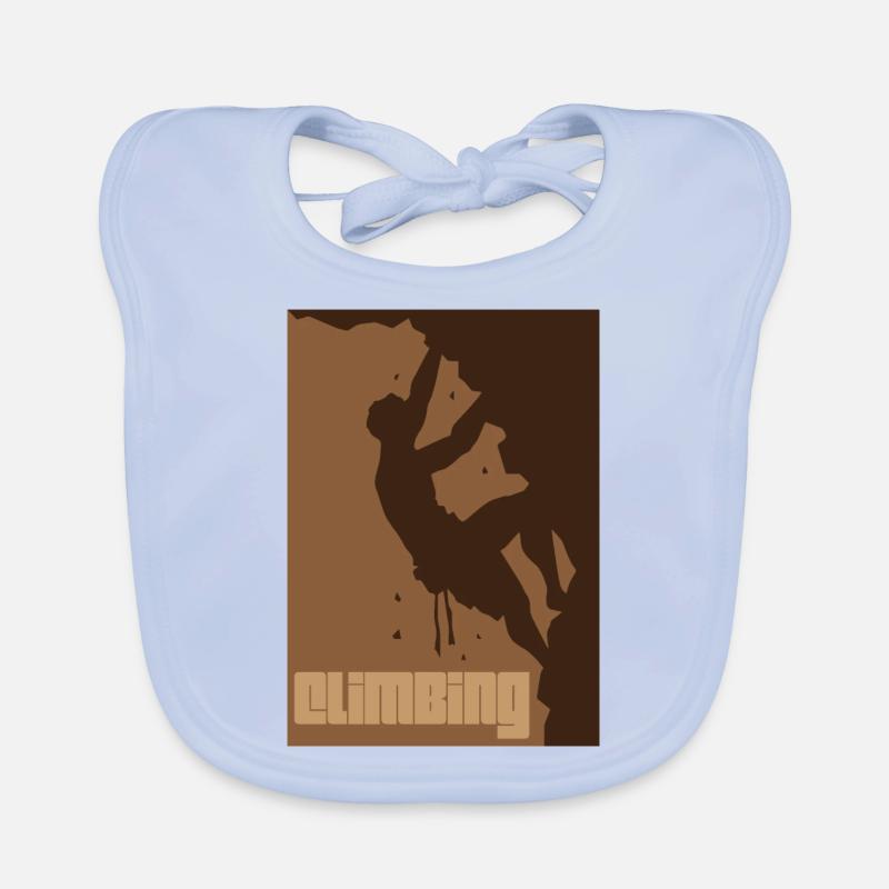 Climbing Klettern Baby Bio-Lätzchen