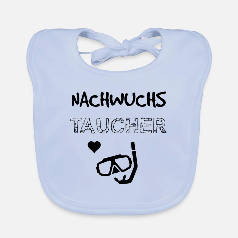 Nachwuchs Taucher - Geschenkidee Geburt Tauchen Baby Bio-Lätzchen