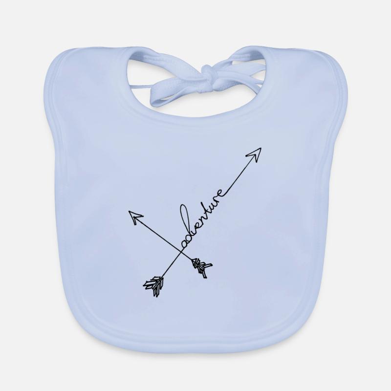 Aventure Flèches boho hipster Bavoir bio Bébé