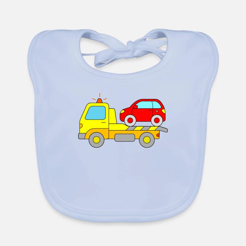 Abschlepper Baby Bio-Lätzchen