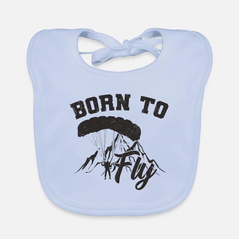 Paragliding Baby Bio-Lätzchen