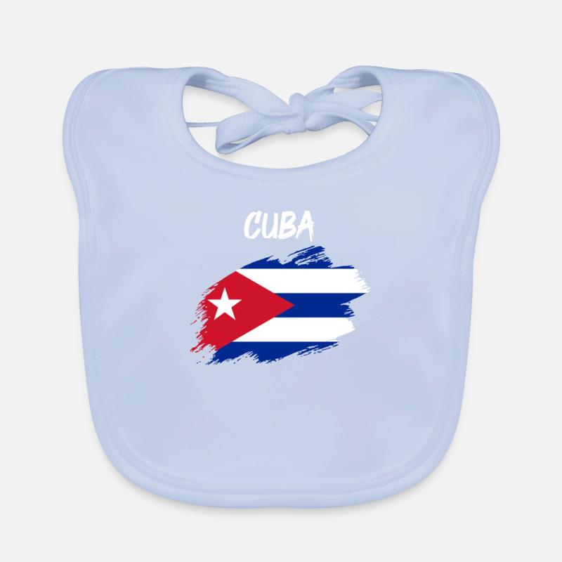Cuba drapeau drapeau Bavoir bio Bébé