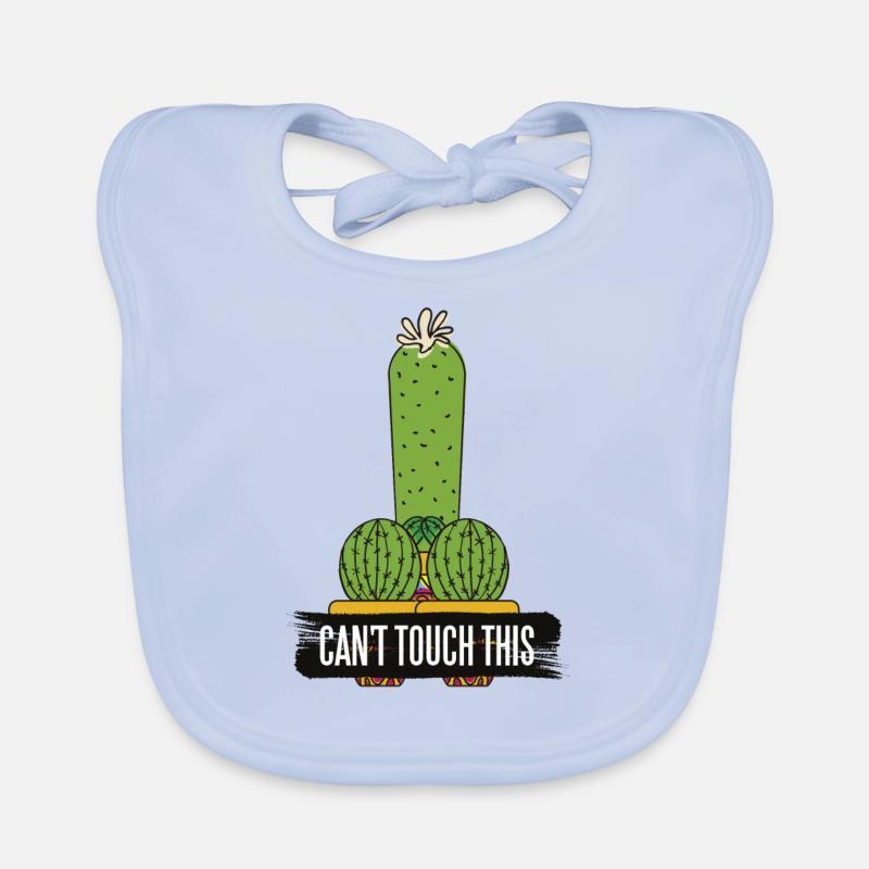 Cactus Cant touch this Cactus Cactus hommes Bavoir bio Bébé