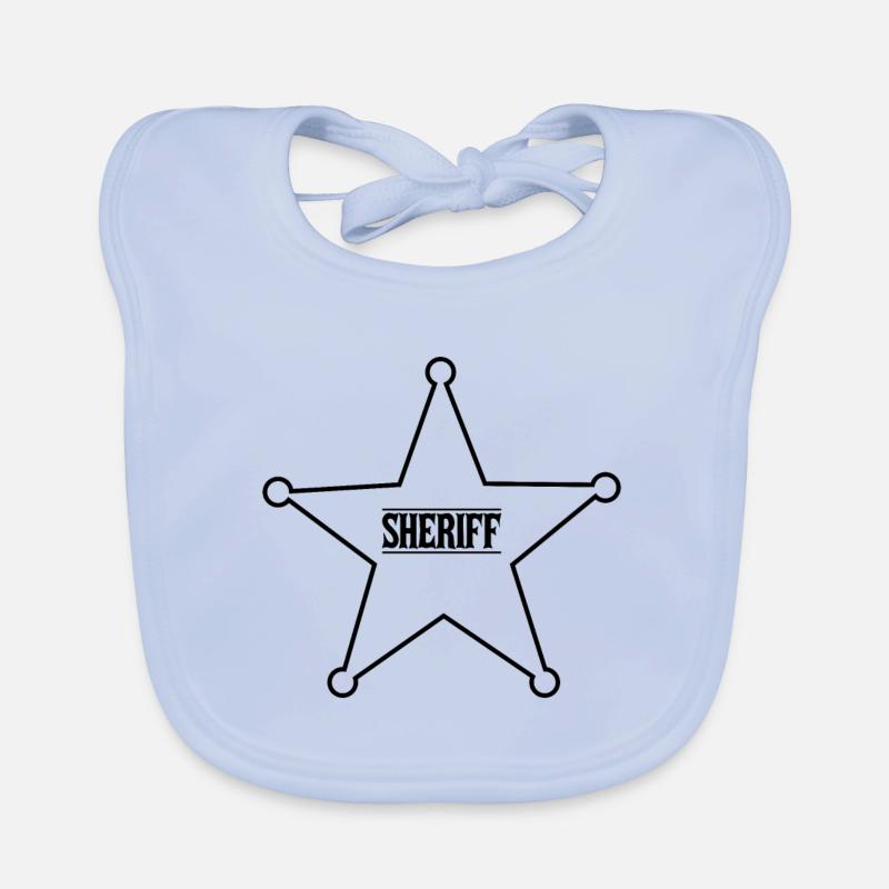 sheriff Organic Baby Bibs