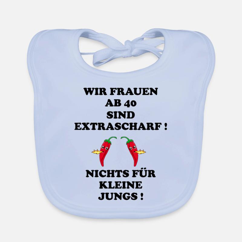 Frauen ab 40 sind Baby Bio-Lätzchen