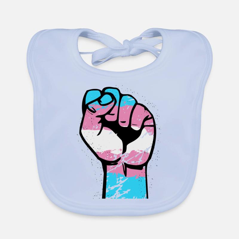 Trans Resist Faust Baby Bio-Lätzchen