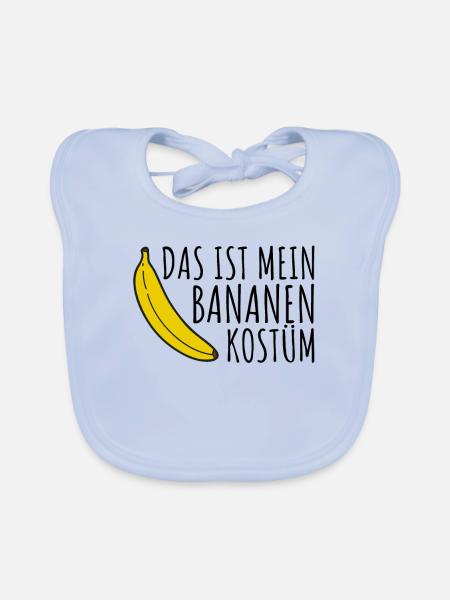 Das Ist Mein Bananen Kostüm Karneval Party Banane - Baby Bio-Lätzchen - sky Blue