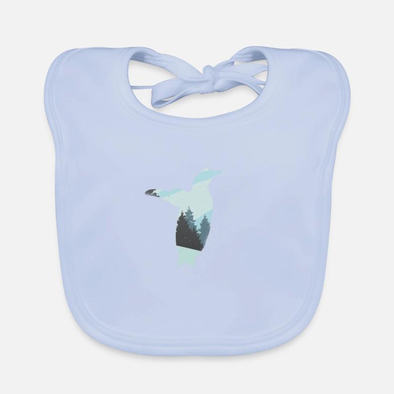 Pingouin pingouins pôle sud Bavoir bio Bébé