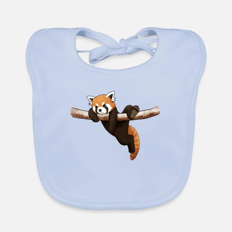 HimalajaKatzenbär oder Styans Kleiner Panda Baby Bio-Lätzchen