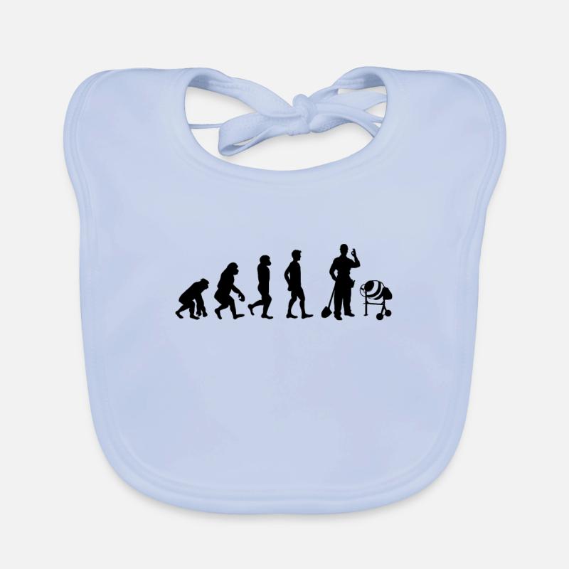 Concrete Mixer Evolution Concreting Botch Mason Organic Baby Bibs