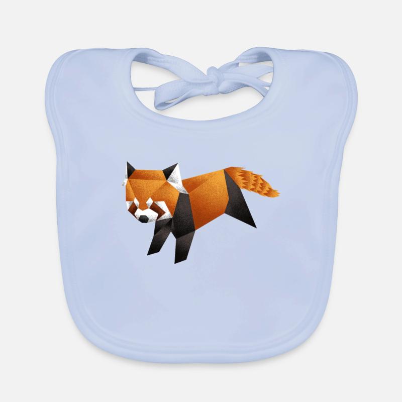 Roter Panda Baby Bio-Lätzchen