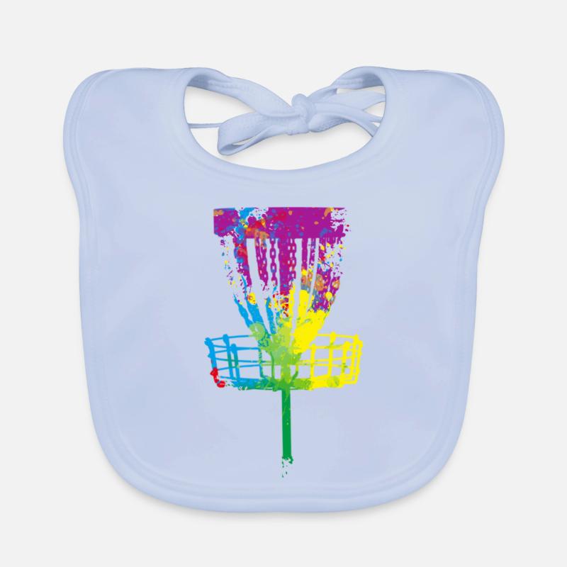Splash Disc Golf - Baby Bio-Lätzchen - sky Blue