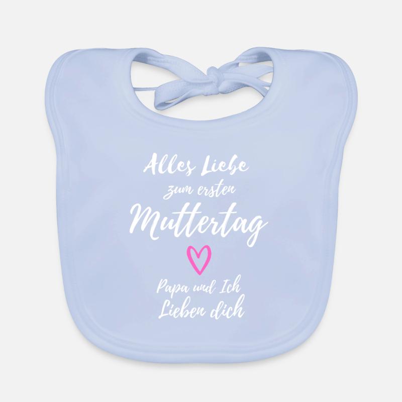 Baby Muttertag Mädchen Baby Bio-Lätzchen