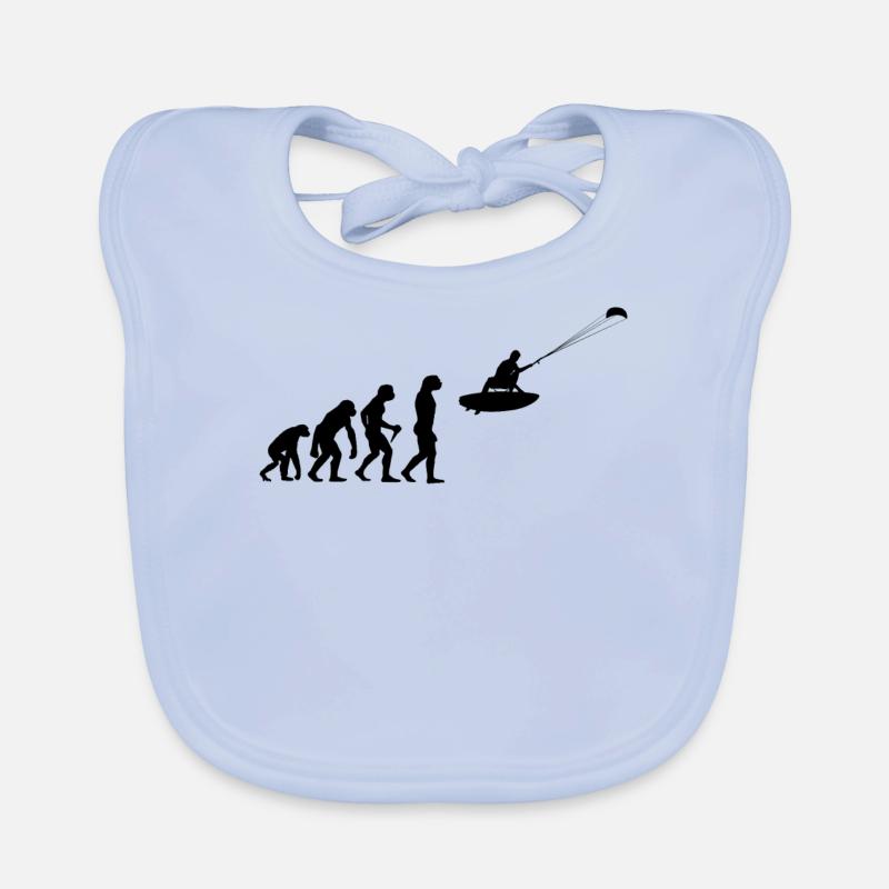 Evolution Kitesurf Wassersport Kitesurfer Baby Bio-Lätzchen