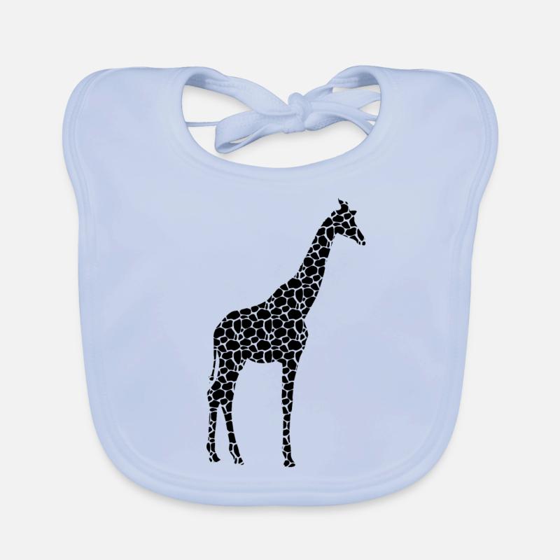 Giraffe Pattern Giraffe Organic Baby Bibs