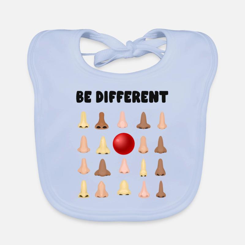 Be Anders Jeck Red Nose Carnival Clown Nose Organic Baby Bibs