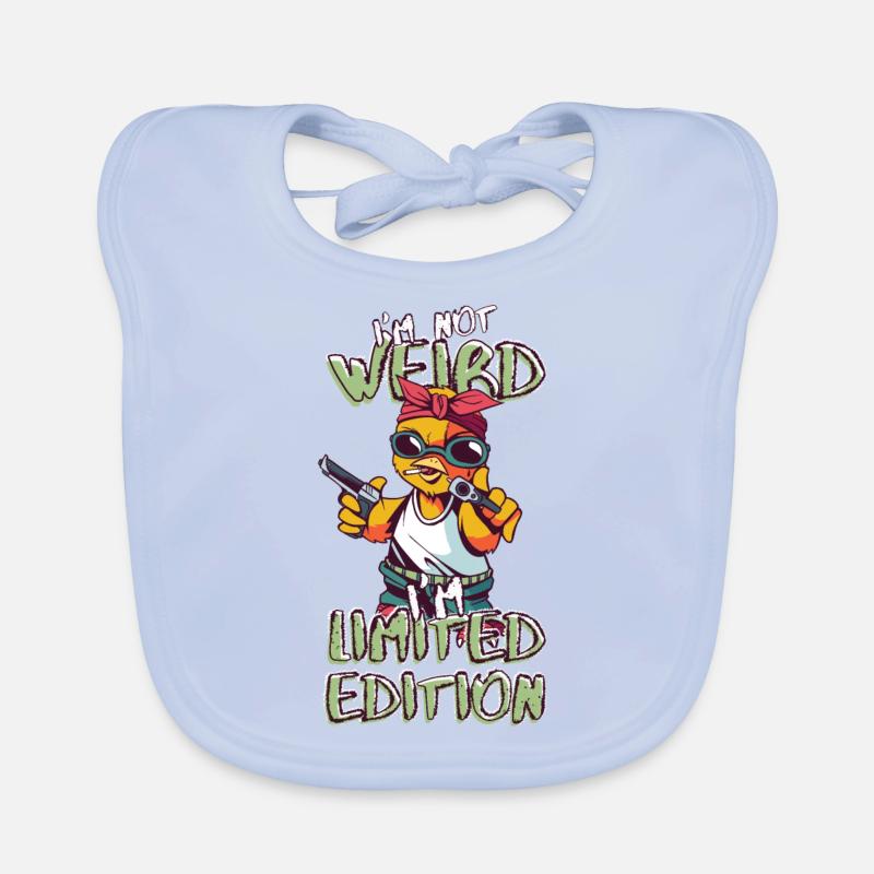 Cool Cartoon Chick - Limited Edition - Saying Organic Baby Bibs