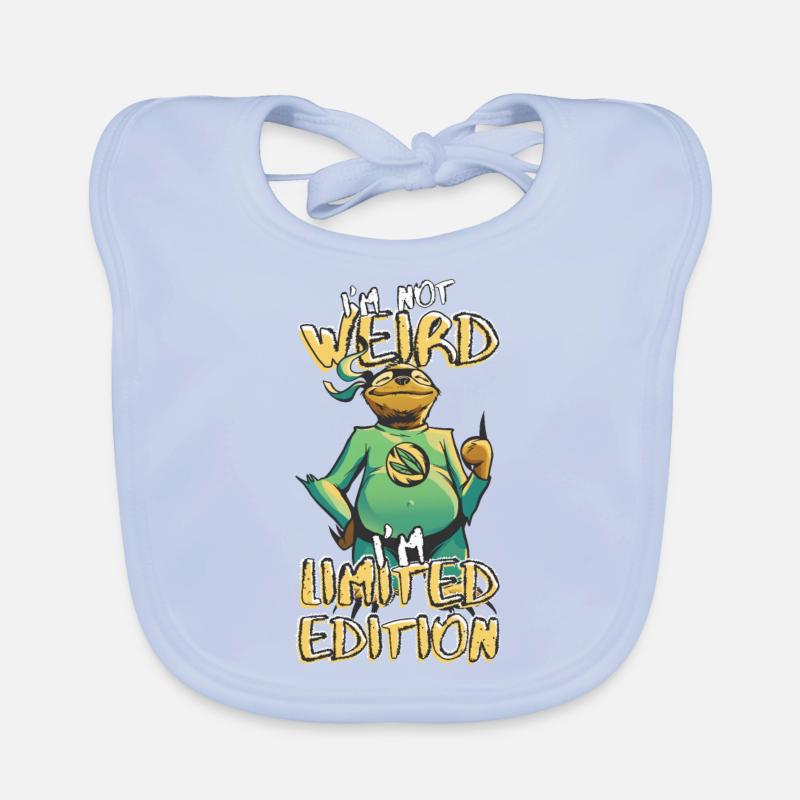 Cool Cartoon Sloth - Édition Limitée - Dicton Bavoir bio Bébé