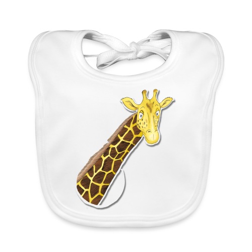 the looking giraffe - Baby Bio-Lätzchen