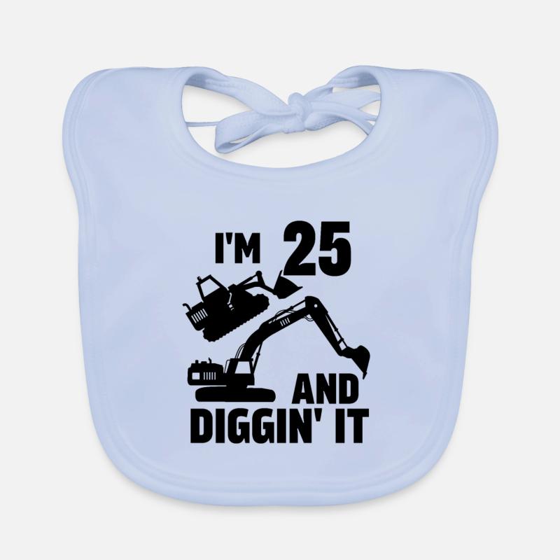 Ich bin 25 und Diggin' It Baby Bio-Lätzchen