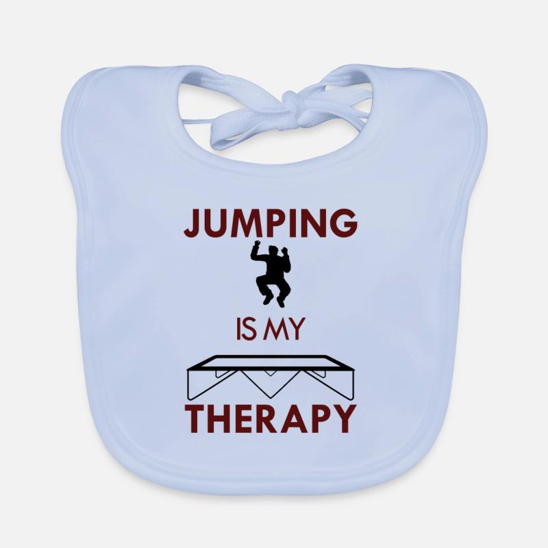 Le saut comme thérapie Trampoline Hobby Bavoir bio Bébé