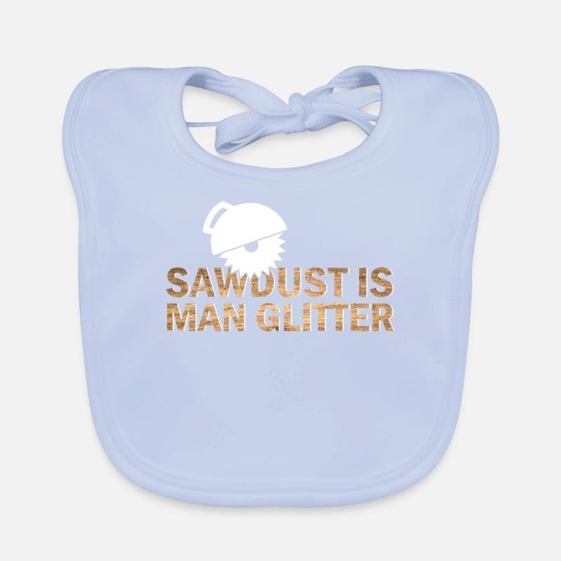 Crafter, Engineer Apprentice Woodworker Carpenter Baby Bio-Lätzchen