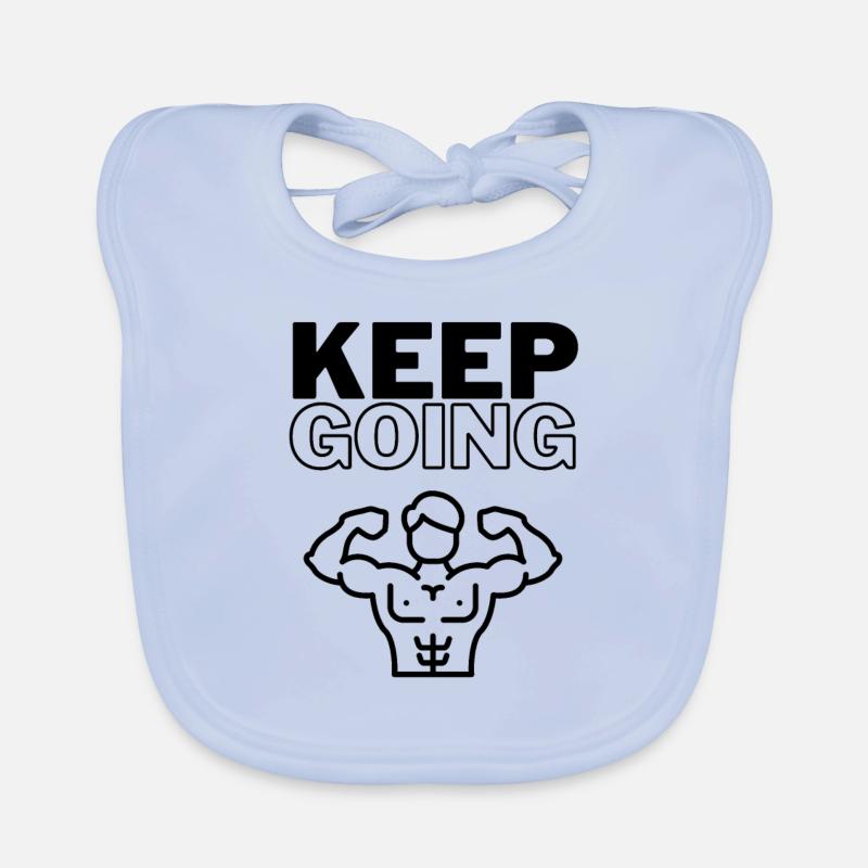 Keep Going Baby Bio-Lätzchen