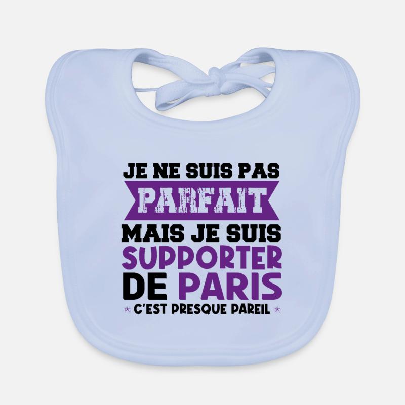 Paris supporter Bavoir bio Bébé