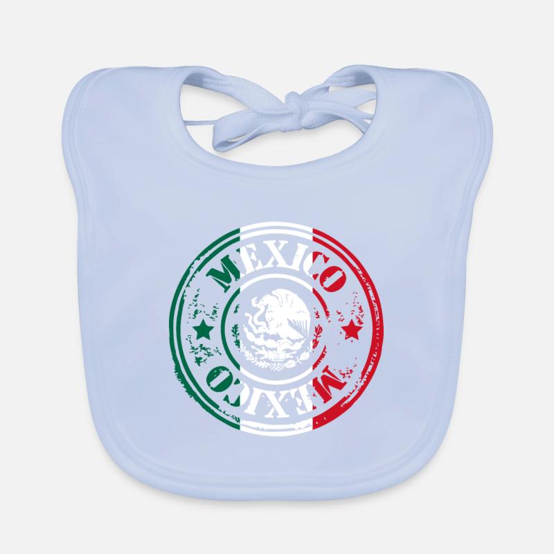 mexico Flagge stempel Baby Bio-Lätzchen