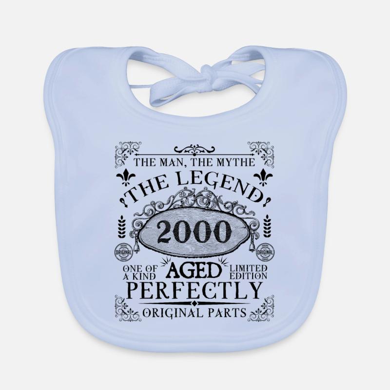 2000 | Die Legende seit 2000 Geburtstag Baby Bio-Lätzchen