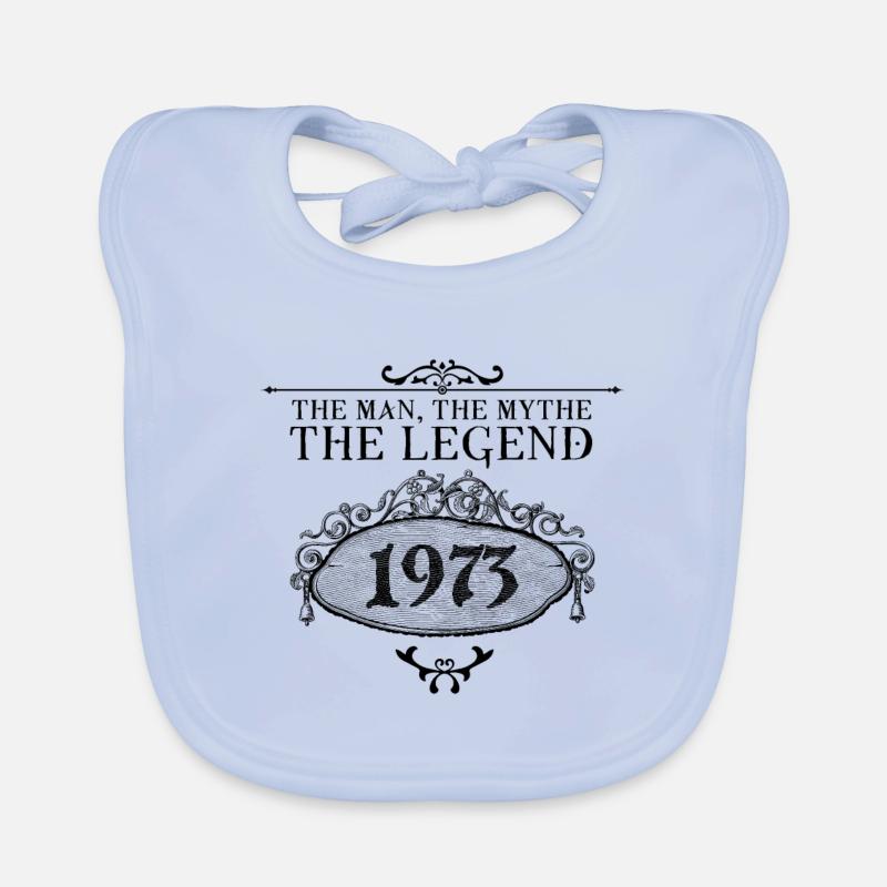 1973| Die Legende seit 1973 Geburtstag Baby Bio-Lätzchen