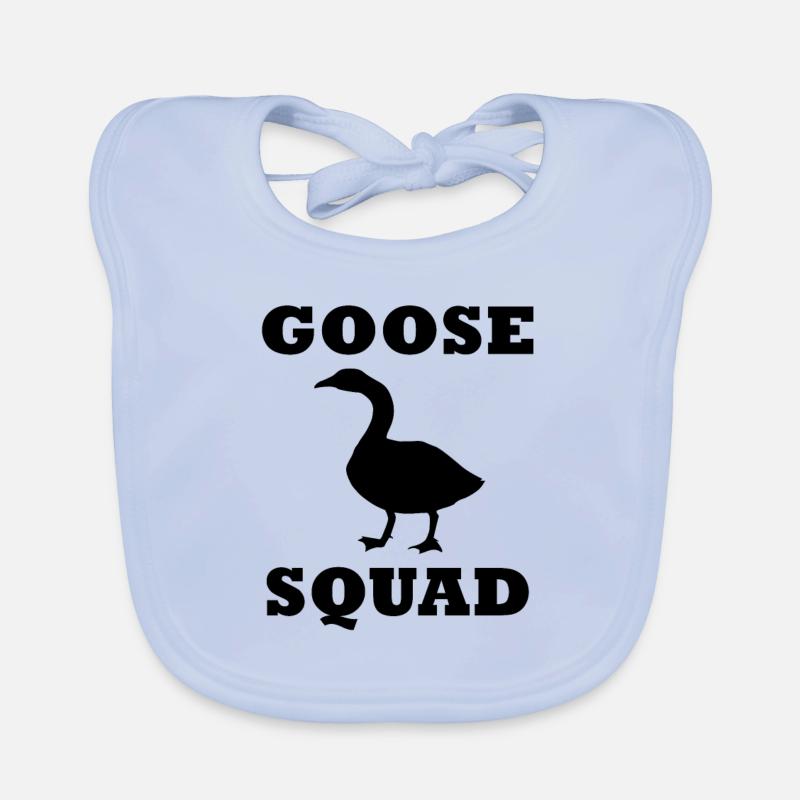 Nature Wildlife Gänsevögel Nette Gans Baby Bio-Lätzchen