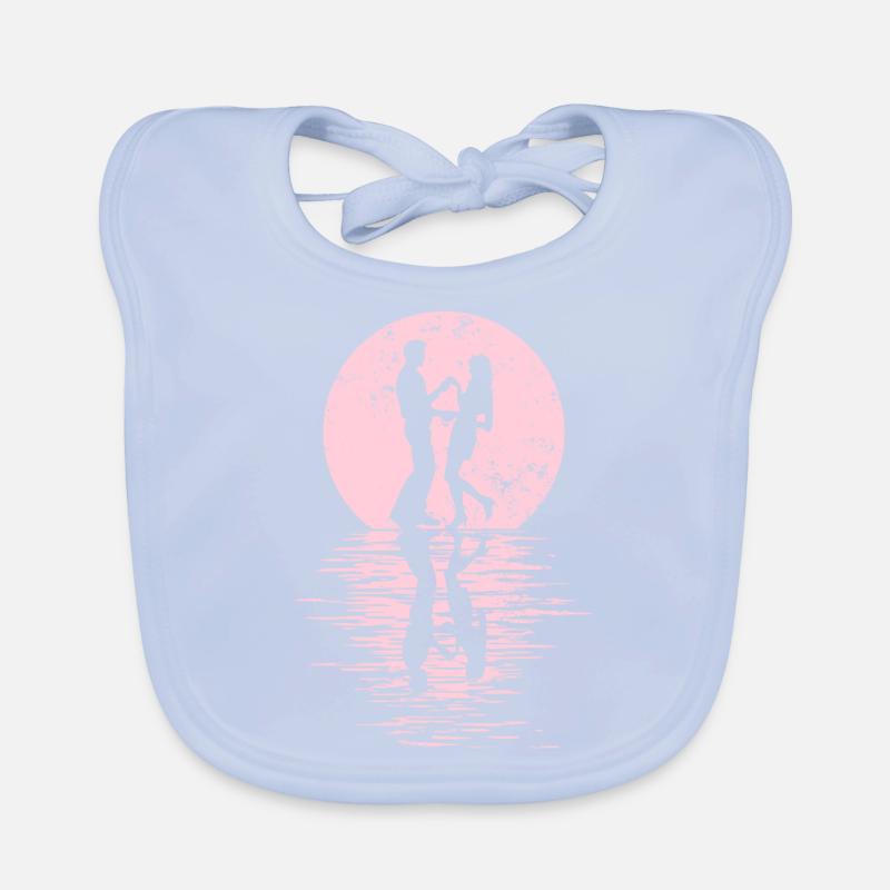 Dancers Dance Couple Dancing, Dance Rumba Fox Tango Salsa Organic Baby Bibs