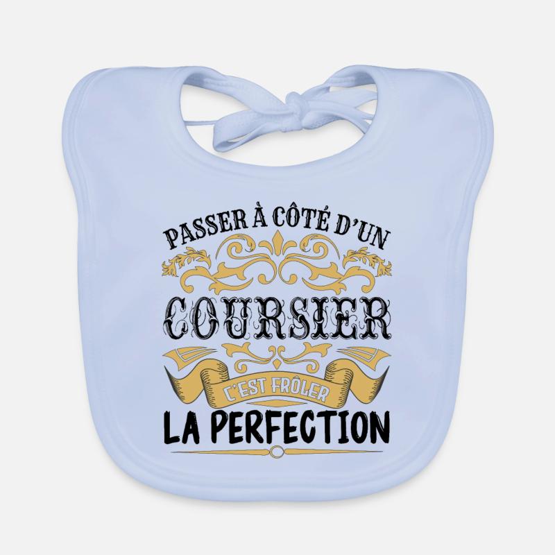 Coursier | le Meilleur cadeau Coursier Bavoir bio Bébé
