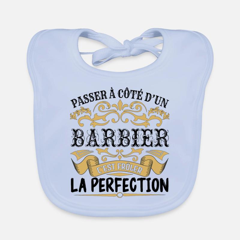 Barbier | le Meilleur cadeau Barbier Bavoir bio Bébé