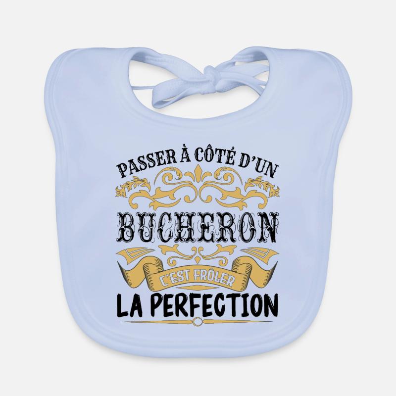 Bucheron | le Meilleur cadeau Bucheron Bavoir bio Bébé