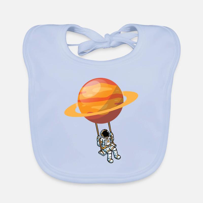 Astronaute Swing Planet Space Bavoir bio Bébé