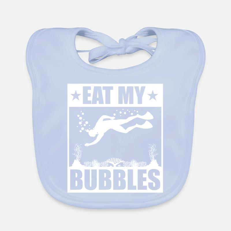 Diver Diving Gift, Holiday Egypt Gift Organic Baby Bibs