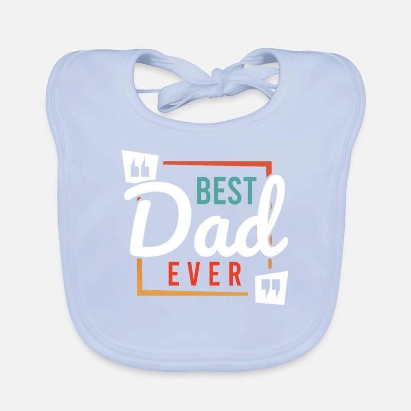 Super Dad, Daddy, bester Vater Papa Vatertag Baby Bio-Lätzchen