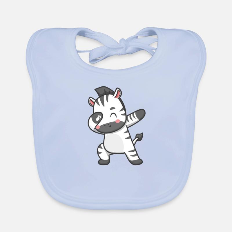 Zebra Organic Baby Bibs