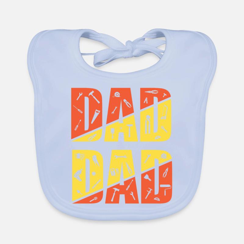 Super Dad, Daddy, Best Daddy Daddy Father's Day Organic Baby Bibs