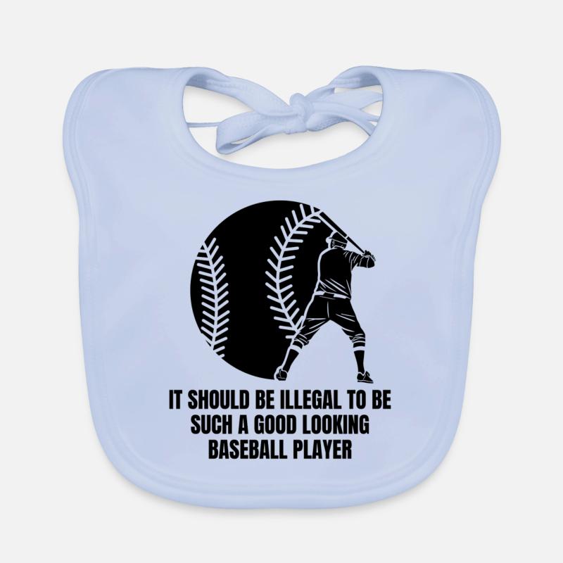 Baseball Gift Baseball Game Baseball Lovers Organic Baby Bibs