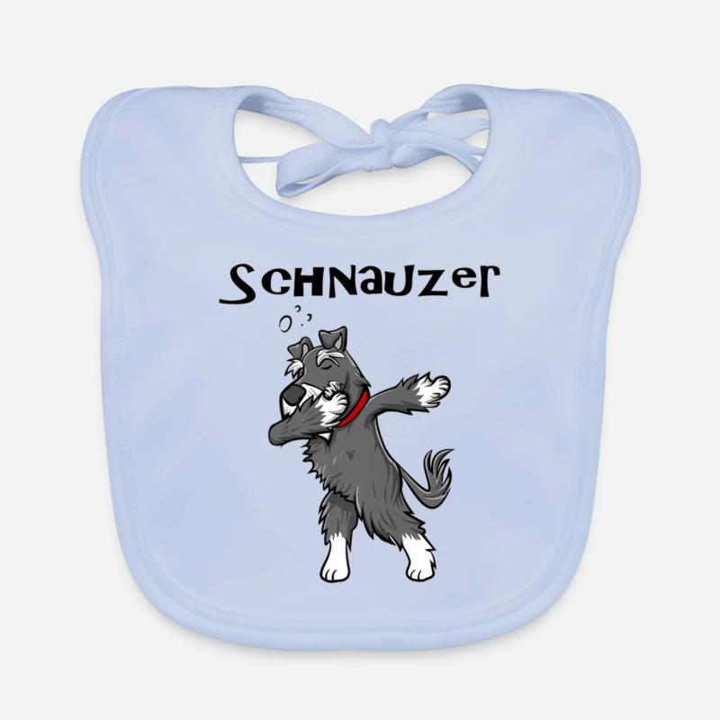 J'adore mon Schnauzer Bavoir bio Bébé