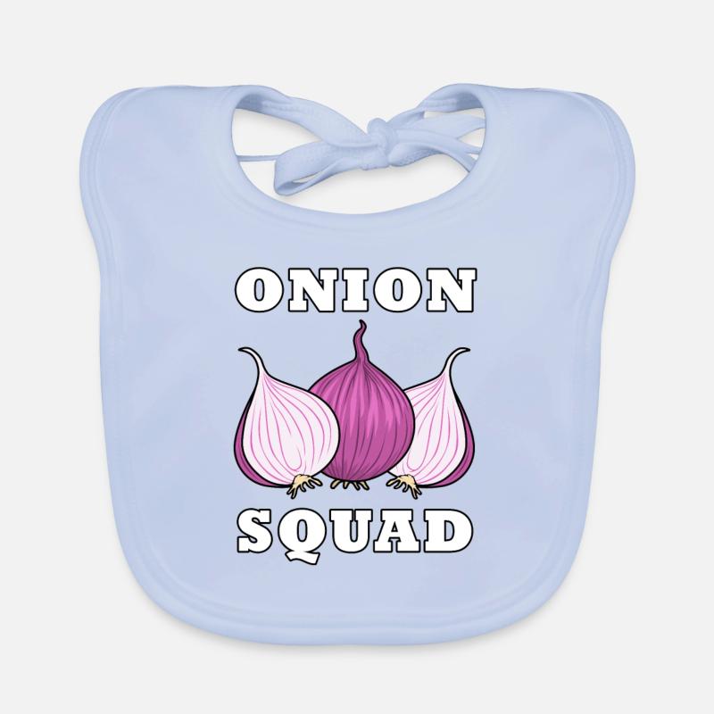 Onion Squad Hobby Chef Vegetables Food Chef Organic Baby Bibs