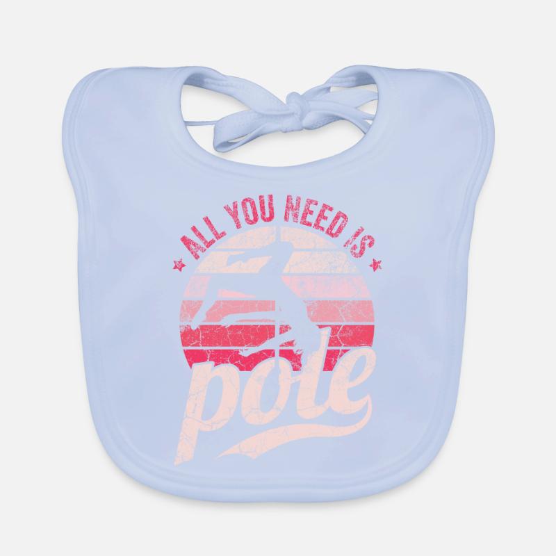 Pole Dance Dancer, Pole Dance, Pole Dancing Bavoir bio Bébé