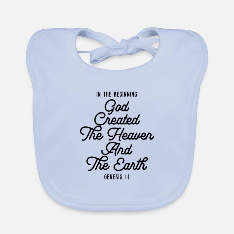 Faith Bible Study Evolution Christianity God Organic Baby Bibs